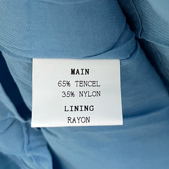 NWT HELLO MOLLY | Frill Detail Find Out One Shoulder Midi Dress Blue | Size XL - Picture 12 of 16